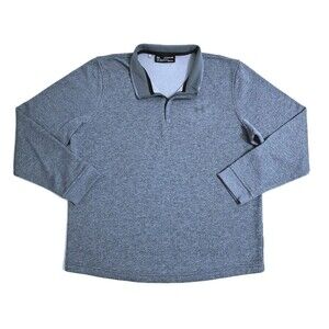 Under Armour Men's 2XL Sweater Fleece 1/4 Zip Pullover UA Coldgear Gray